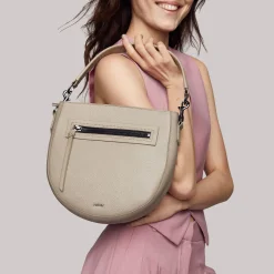 Clearance Botkier Beatrice Saddle Crossbody Greige