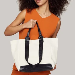 New Botkier Bedford Canvas Tote Black
