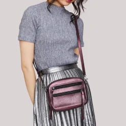 Shop Botkier Chelsea Camera Crossbody Metallic Port