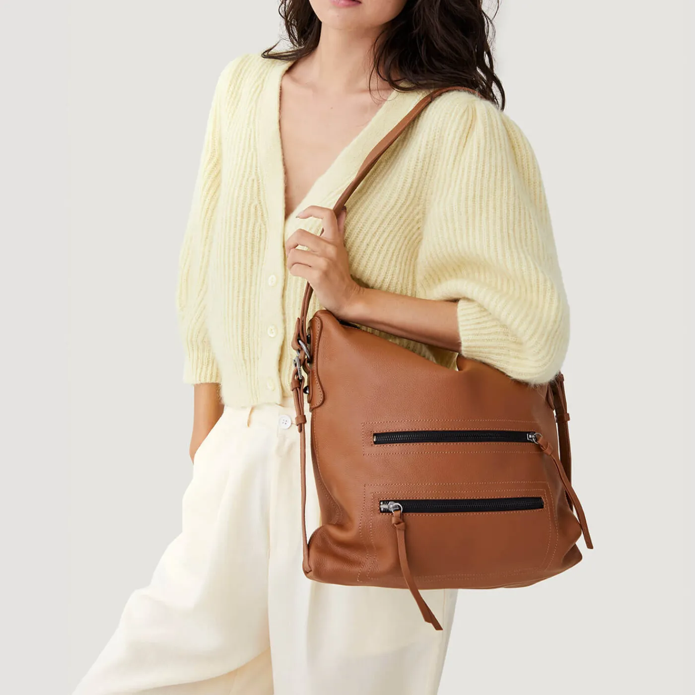 Shop Botkier Chelsea Convertible Hobo Coffee