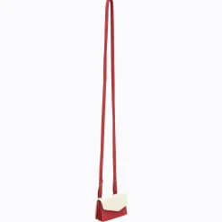 Fashion Botkier Cobble Hill Card Holder Crossbody Luscious Red Combo