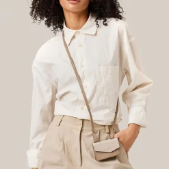 Best Botkier Cobble Hill Card Holder Crossbody Greige Combo
