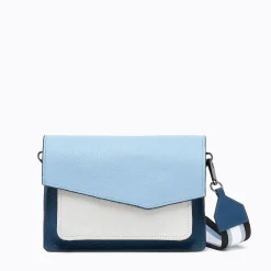 New Botkier Cobble Hill Crossbody (With Keychain) Blue Combo