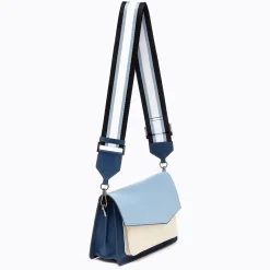 New Botkier Cobble Hill Crossbody (With Keychain) Blue Combo