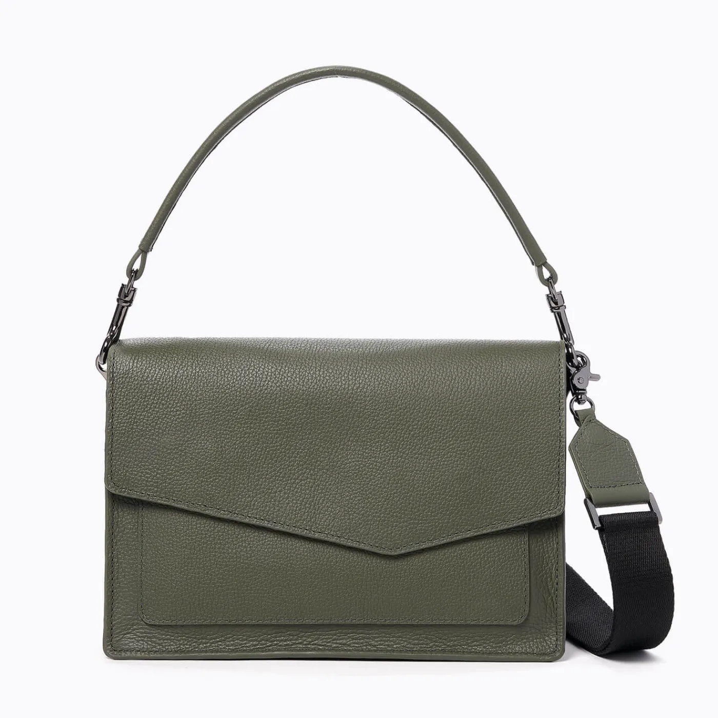 Fashion Botkier Cobble Hill Flap Satchel Army Green