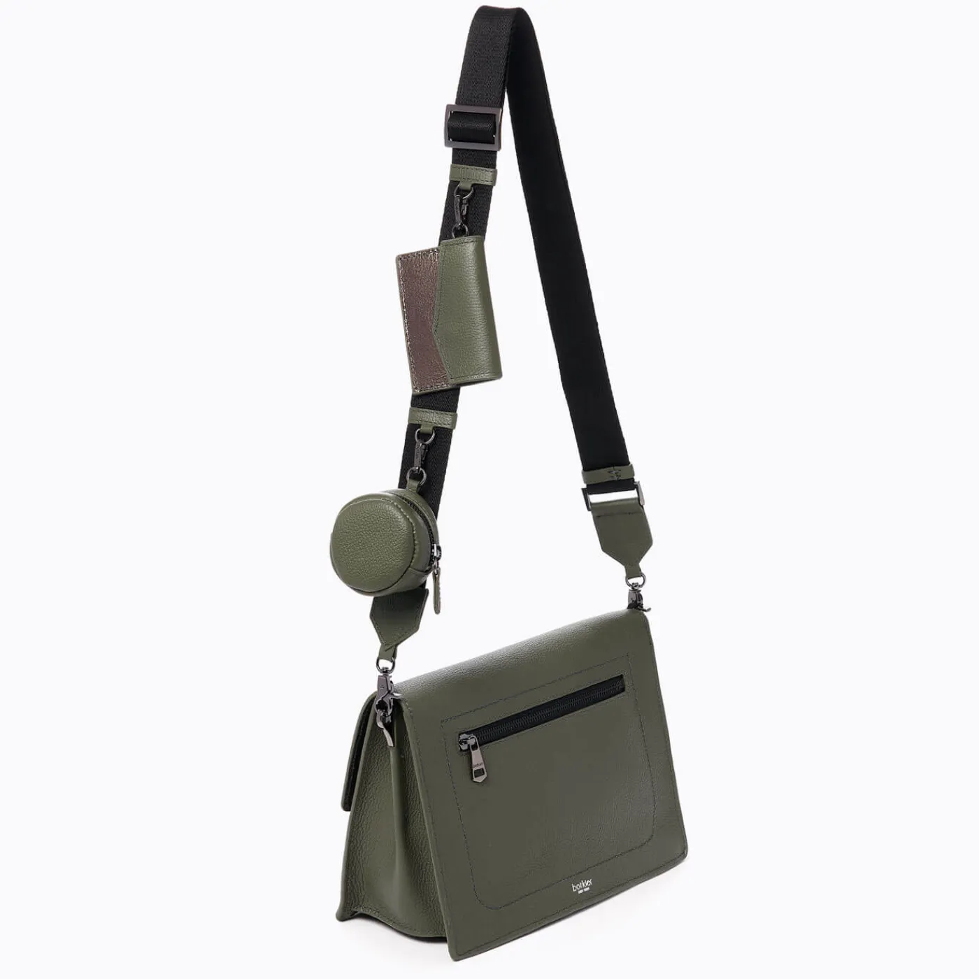 Fashion Botkier Cobble Hill Flap Satchel Army Green