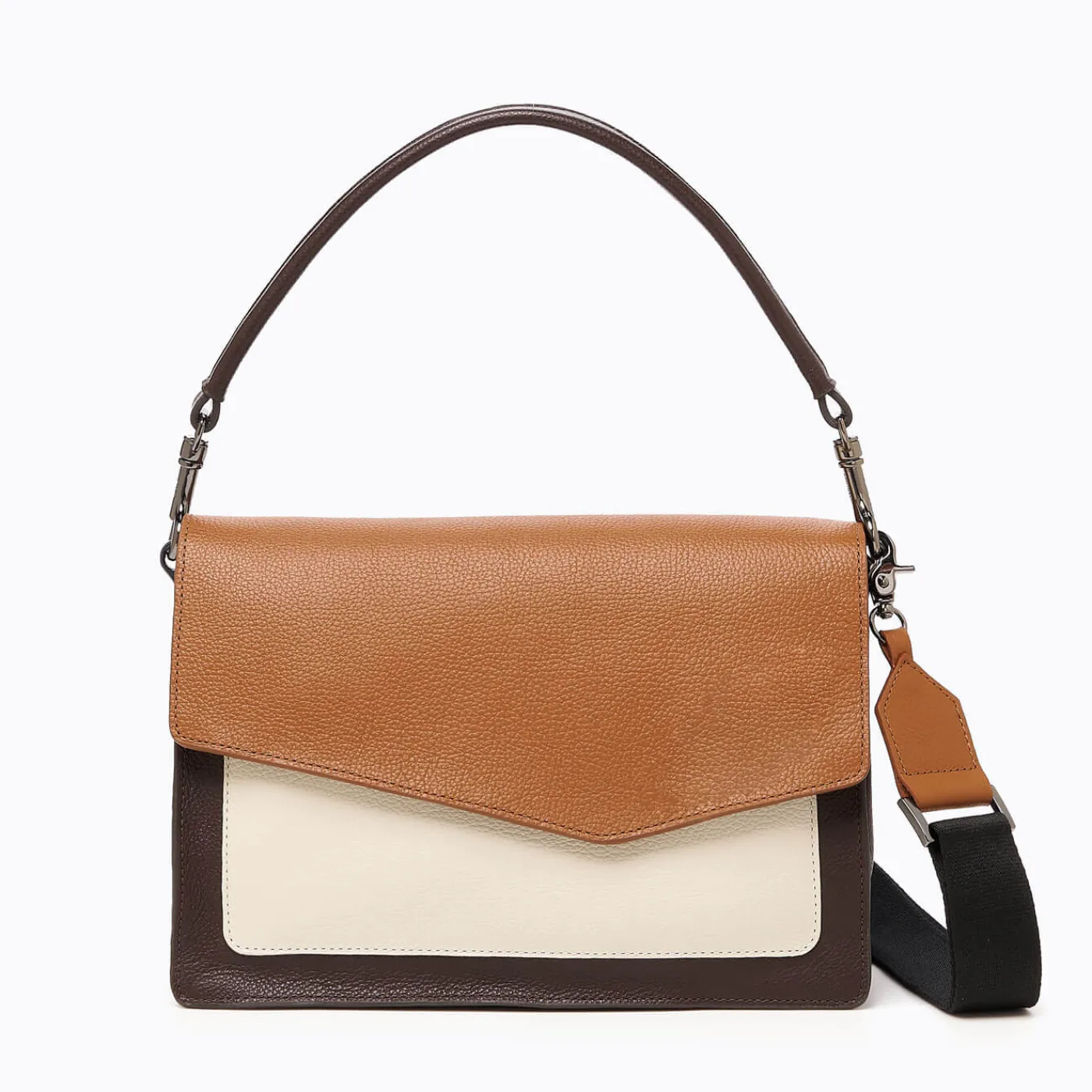 Sale Botkier Cobble Hill Flap Satchel Coffee Combo