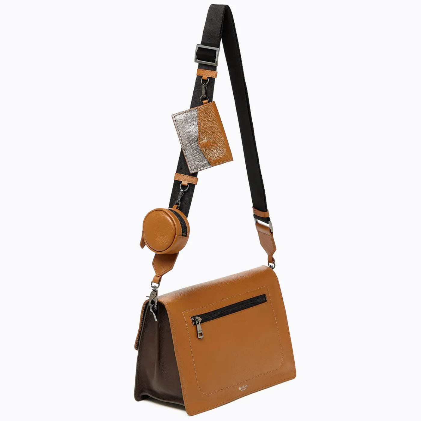 Sale Botkier Cobble Hill Flap Satchel Coffee Combo