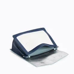 Outlet Botkier Cobble Hill Flap Satchel Blue Combo