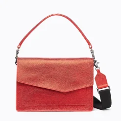 Sale Botkier Cobble Hill Flap Satchel Metallic Sunset