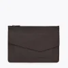 Clearance Botkier Cobble Hill Large Pouch Chocolate