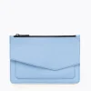 Online Botkier Cobble Hill Large Pouch Azzurro