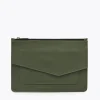Best Sale Botkier Cobble Hill Large Pouch Army Green