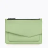 Hot Botkier Cobble Hill Large Pouch Dusty Mint