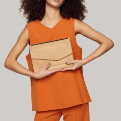 Best Botkier Cobble Hill Large Pouch Camel