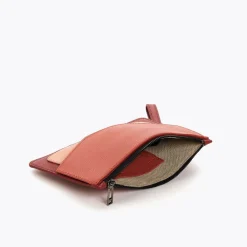 Shop Botkier Cobble Hill Medium Pouch Terracotta Combo
