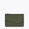 Outlet Botkier Cobble Hill Medium Pouch Army Green