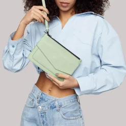 Cheap Botkier Cobble Hill Medium Pouch Dusty Mint