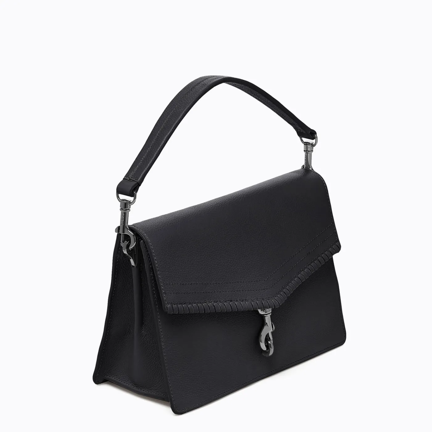 Best Sale Botkier Trigger Flap Satchel Black