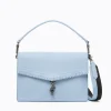 Cheap Botkier Trigger Flap Satchel Tranquil Blue