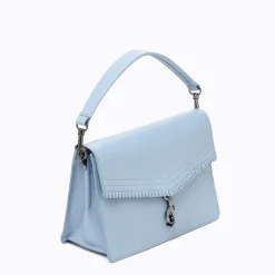 Cheap Botkier Trigger Flap Satchel Tranquil Blue