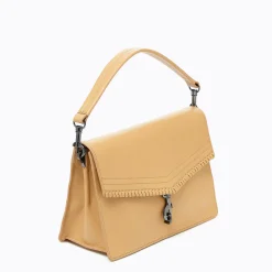 Cheap Botkier Trigger Flap Satchel Camel