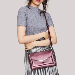 Online Botkier Valentina Crossbody Metallic Port