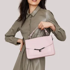 Shop Botkier Valentina Flap Satchel Magnolia