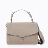 Cheap Botkier Valentina Flap Satchel Greige