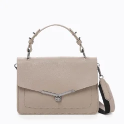Cheap Botkier Valentina Flap Satchel Greige