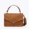 Clearance Botkier Valentina Flap Satchel Coffee