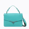 Best Sale Botkier Valentina Flap Satchel Verdigris