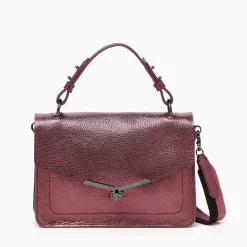 Hot Botkier Valentina Flap Satchel Metallic Port