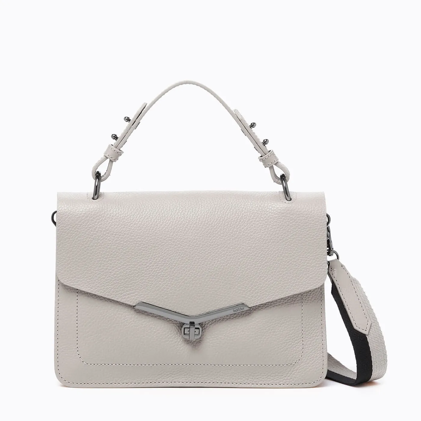Best Botkier Valentina Flap Satchel Silver Grey