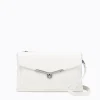 New Botkier Valentina Flat Crossbody Marshmallow Patent