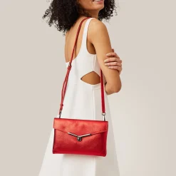 Cheap Botkier Valentina Flat Crossbody Metallic Sunset