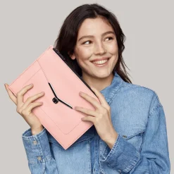 Cheap Botkier Valentina Large Pouch Rossa