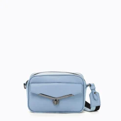 New Botkier Valentina Mini Camera Crossbody Tranquil Blue