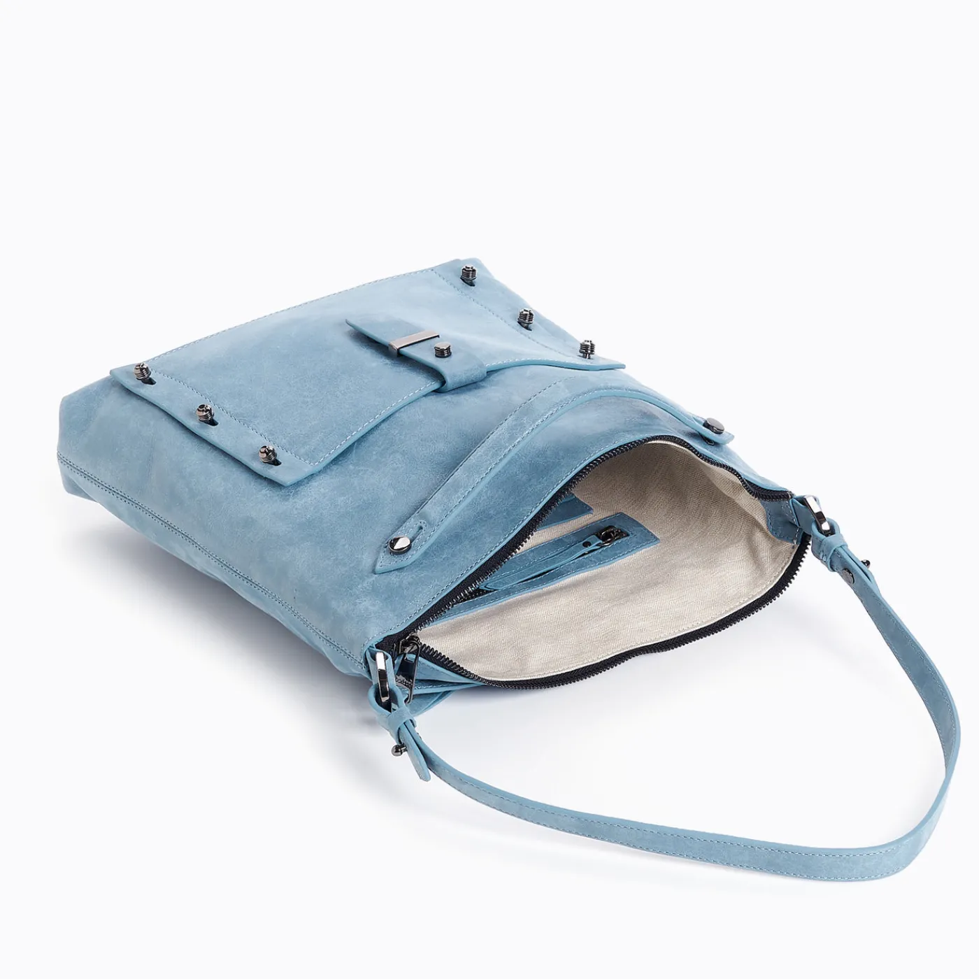 New Botkier Warren Convertible Hobo Tranquil Blue